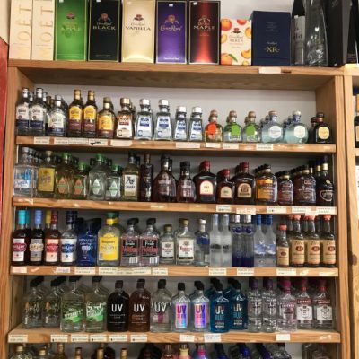 large liquor collection